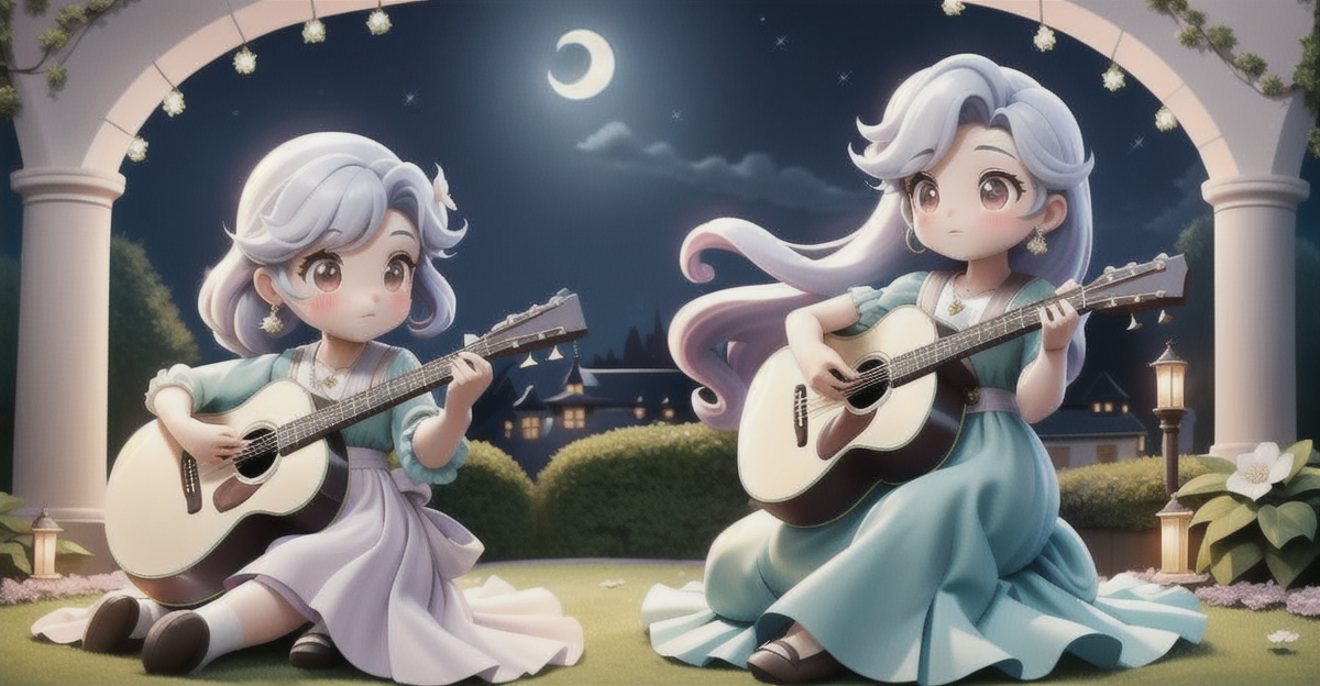 Moonlit Melodies: A Serenade to Love